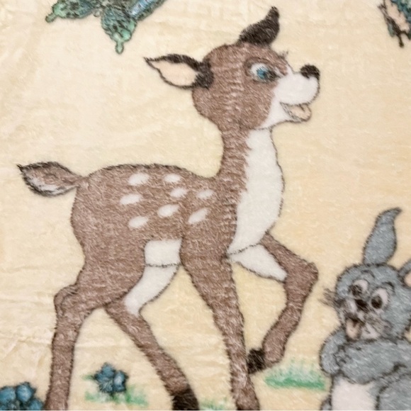 Vintage Bambi Thumper Blanket Penguin Heavy Throw - Picture 11 of 16